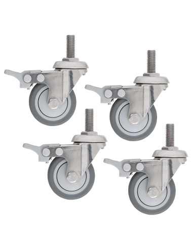 Sada 4 koleček pro žulové stojany řady LIFE | Doppler  CZ