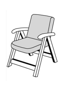 Polstry, sedáky na křesla a židle | Spot 6101 nízký | Doppler CZ 2