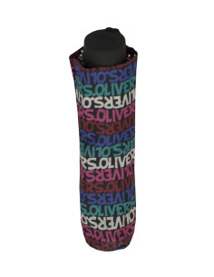 Oliver Enjoy Letter Stripe | Dámský skládací deštník | Doppler CZ